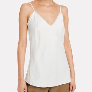 NWT Frame Satin Off-White Camisole Women's Size XS